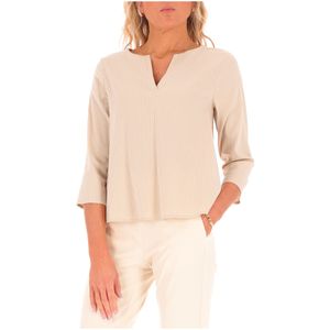 Maglia a righe con scollo a V
