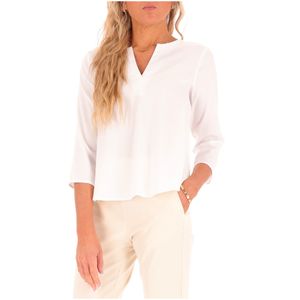 Maglia a righe con scollo a V