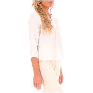 Maglia a righe con scollo a V
