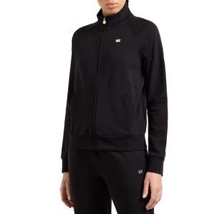 Felpa con zip Core Lady in cotone