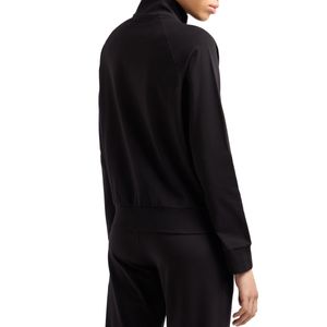 Felpa con zip Core Lady in cotone