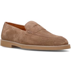 Brown suede Mink moccasin
