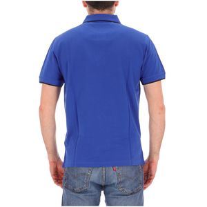Cotton piqué polo shirt with AM logo