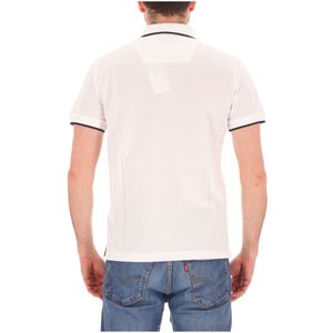 Cotton piqué polo shirt with AM logo