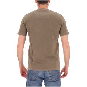 Faded Cotton T-Shirt with Logo