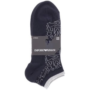 Bi-pack calzini con logo lettering