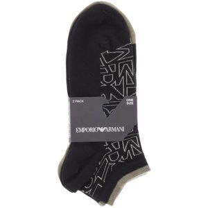 Bi-pack calzini con logo lettering
