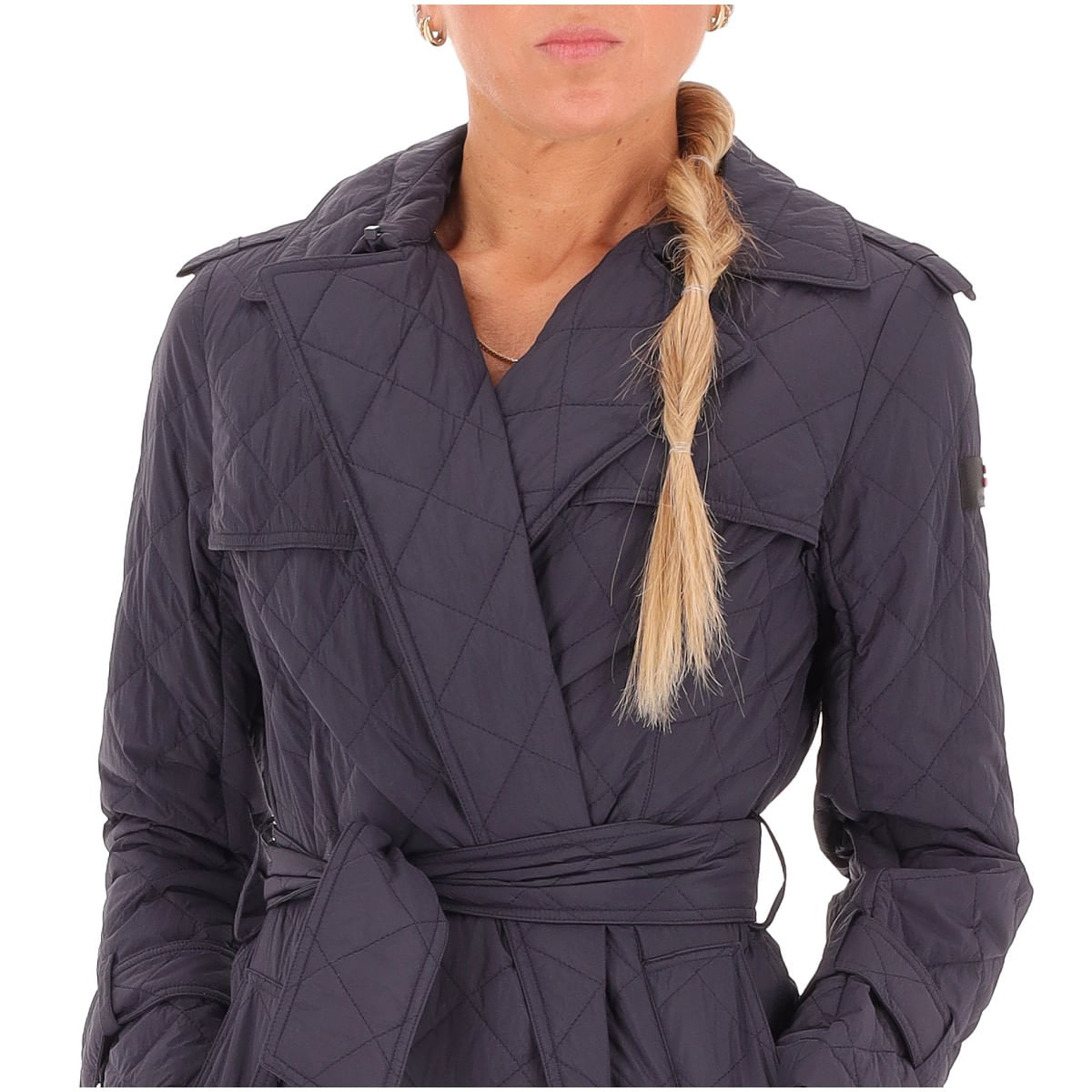 4 Tasche Esterne Con Zip Giacca Pelle Cappuccio Trench In Pelle Infinity Leather Donna - Trapuntato Con Cappuccio Staccabile Trench Donna Giacca In Pelle Nappa Morbida