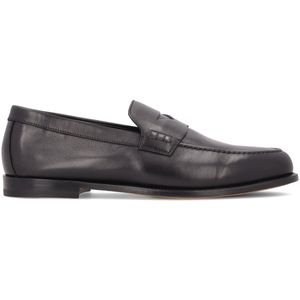 Nappa moccasin with crosspiece