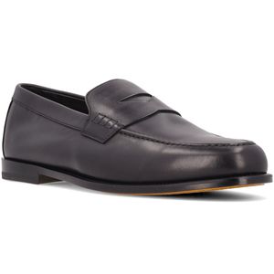 Nappa moccasin with crosspiece