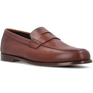 Nappa moccasin with crosspiece