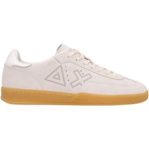 California Sun Grey Leather Sneakers