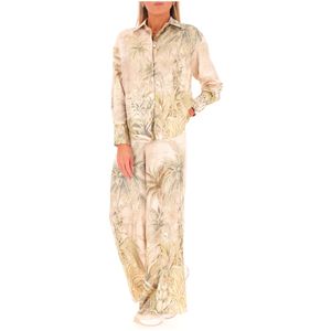 Camicia con stampa giungla