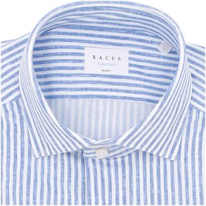 Camicia a righe azzurra Active Shirt Tailor Fit