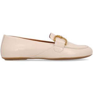 Mocassino Palmaria beige in cuoio