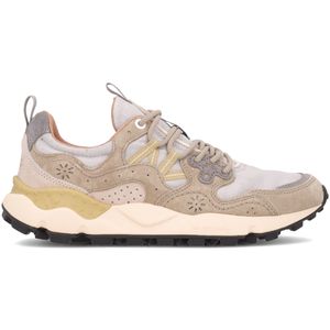 Yamano 3 sneakers in leather and fabric