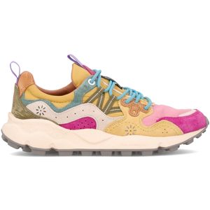 Yamano 3 Pink Leather Sneakers