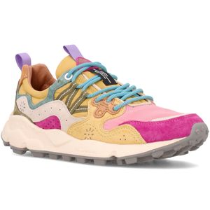 Yamano 3 Pink Leather Sneakers
