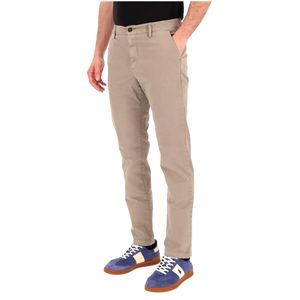 Gabardine chino trousers