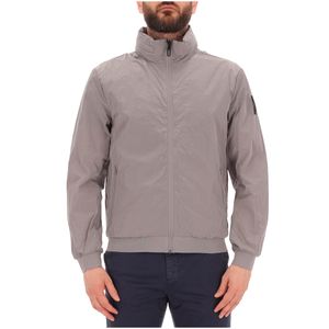 Giacca in nylon con effetto increspato