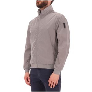 Giacca in nylon con effetto increspato
