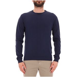 Pullover girocollo in maglia rasata