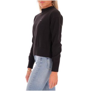 Cotton sweater with logo embroidery
