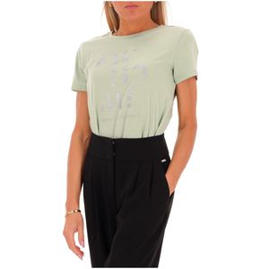 Cotton T-shirt with round neck and logo