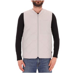 Gilet imbottito trapuntato a onde