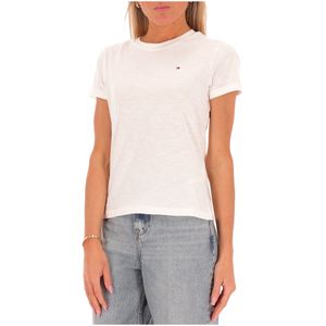 T-Shirt slim con bandiera TH