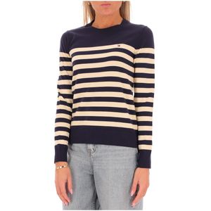 Striped cotton sweater