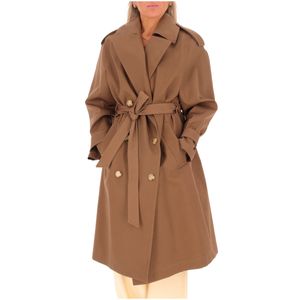 Trench doppiopetto Carix con cintura