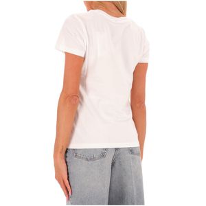 T-Shirt slim fit con logo lucido