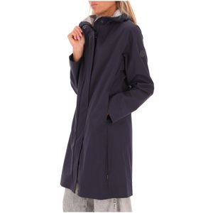 Maya Blue Raincoat with Hood