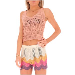 Top in pizzo macramé