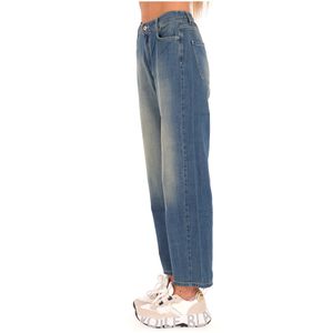 Jeans Baggy in denim slavato