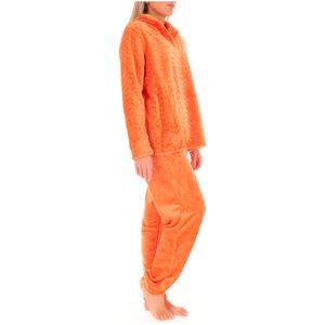 Orange Fleece Pajamas