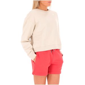 Felpa Loiza beige con logo sul petto