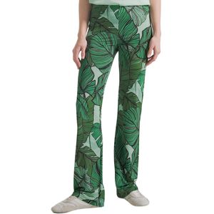 Pantalone fluido floreale in viscosa