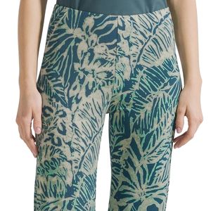 Pantalone fluido floreale in viscosa
