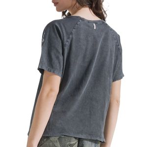 T-Shirt effetto marmorizzato stampata
