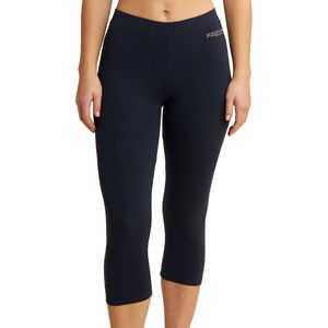 Leggings corsaro con logo in strass