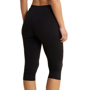Leggings corsaro con logo in strass