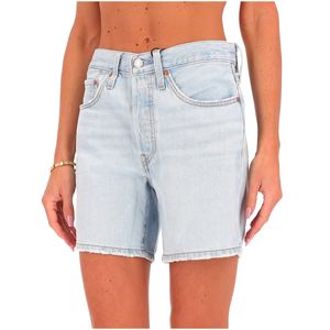 Shorts 501 Mid Thigh in denim chiaro