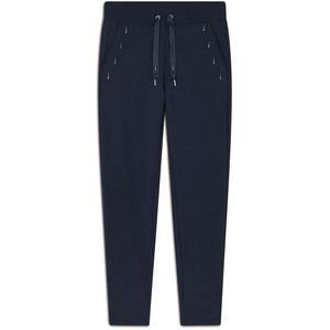 Cotton tracksuit trousers with rhinestone details
