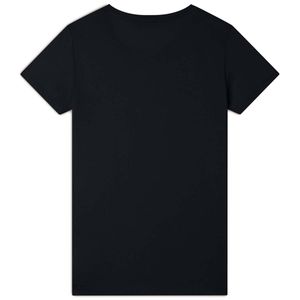 Cotton T-shirt with rhinestone logo