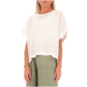 T-shirt oversize in lino