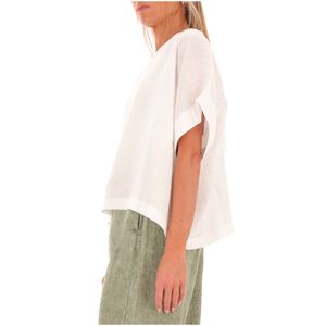 T-shirt oversize in lino