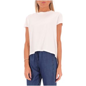 Marbled effect cotton T-shirt