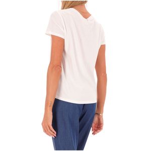 Marbled effect cotton T-shirt